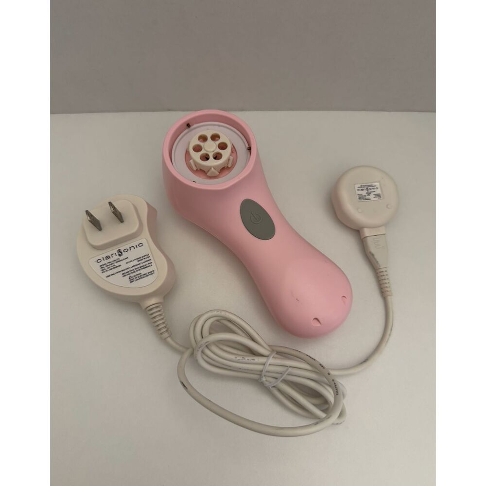 Clarisonic Mia 1 Facial Cleansing Brush Pink with Charger Tested Preowned